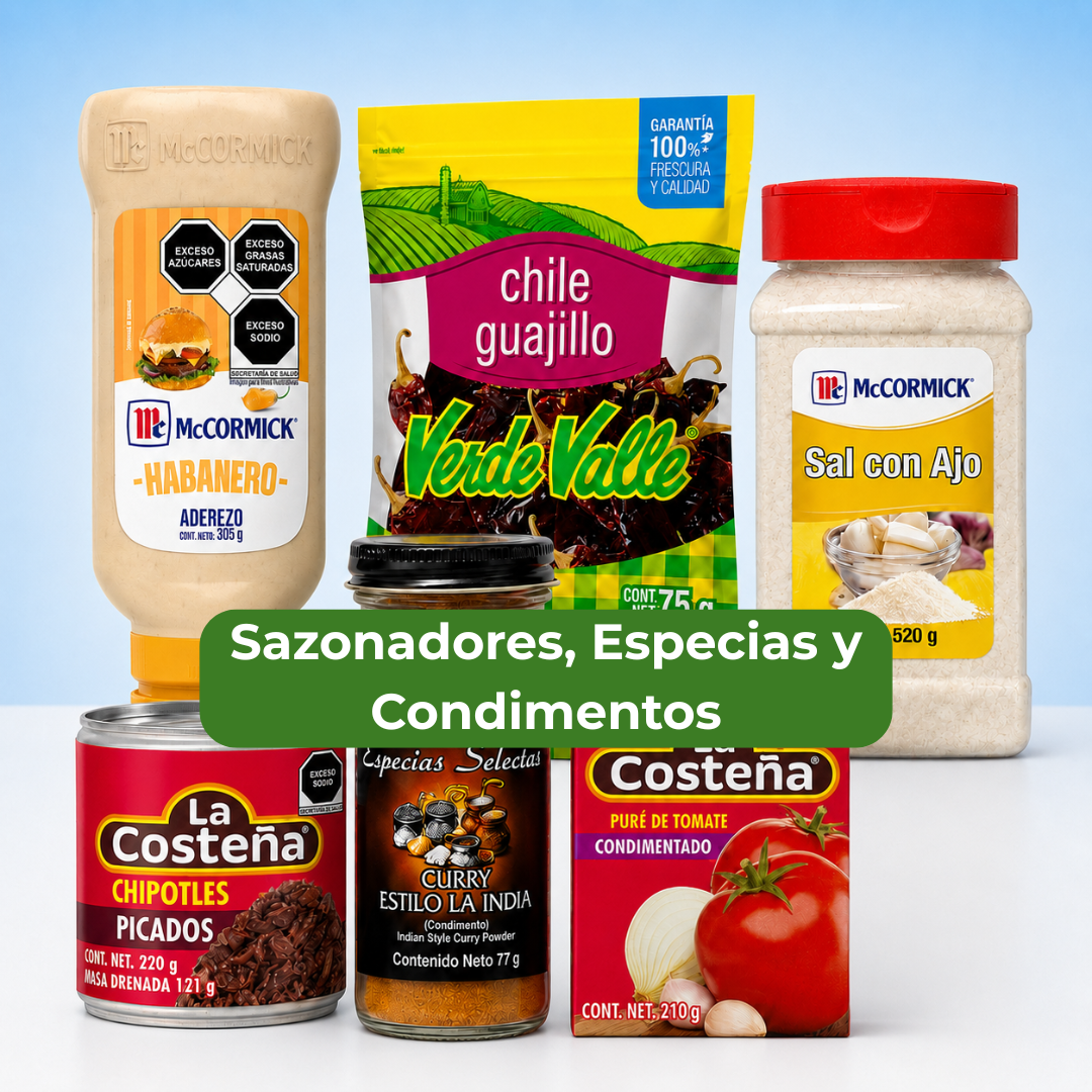 Sazonadores, Especias y Condimentos