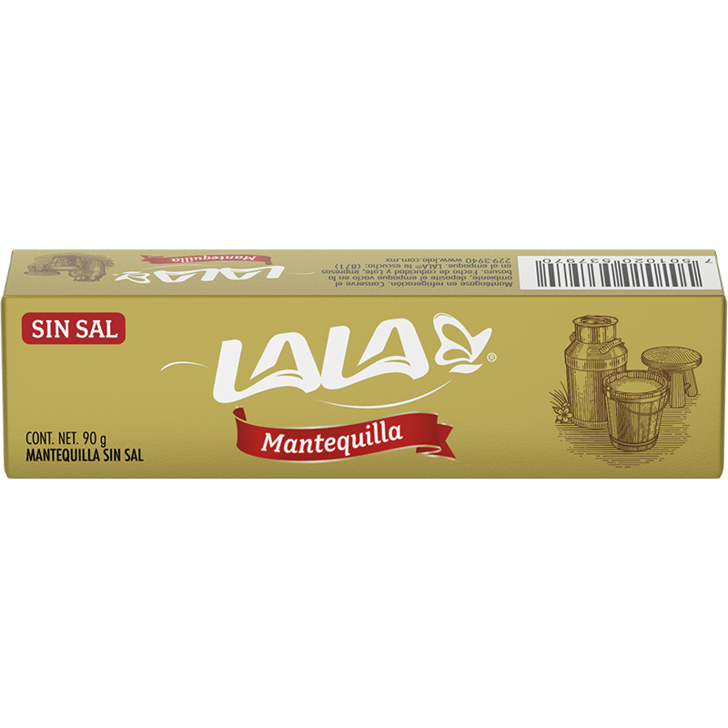 Mantequilla Solida sin Sal Lala