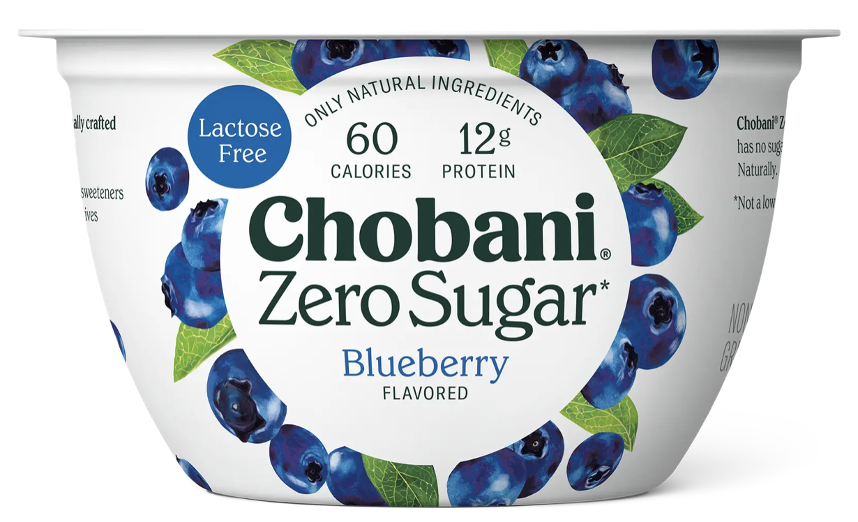 Chobani zero sugar-mora azul