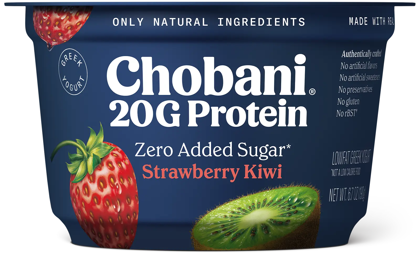 Chobani 20g proteina zero sugar-Fresa kiwi