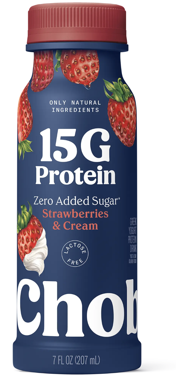 Chobani Bebible zero sugar-fresas con crema