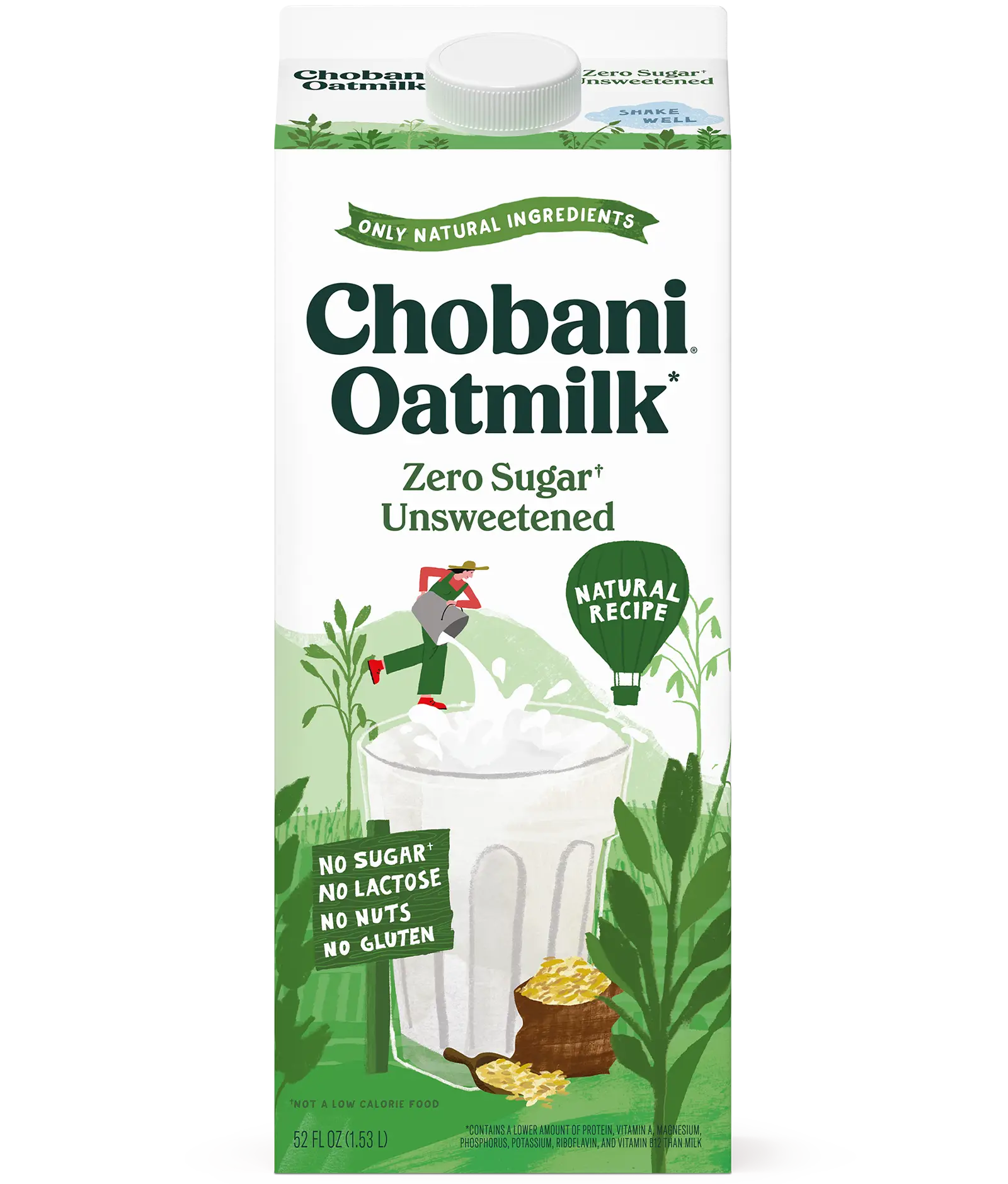 Chobani Oat Milk-Zero sugar unsweetened