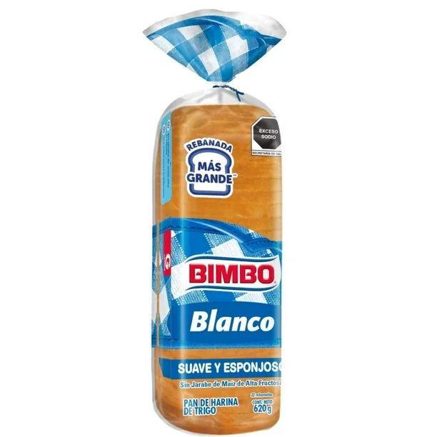 Pan Bimbo blanco 620 g