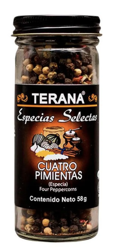 Terana - Cuatro Pimientas frasco 58 g
