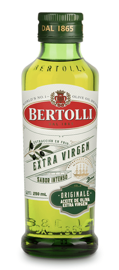 Aceite de oliva Bertolli extra virgen sabor intenso 250 ml