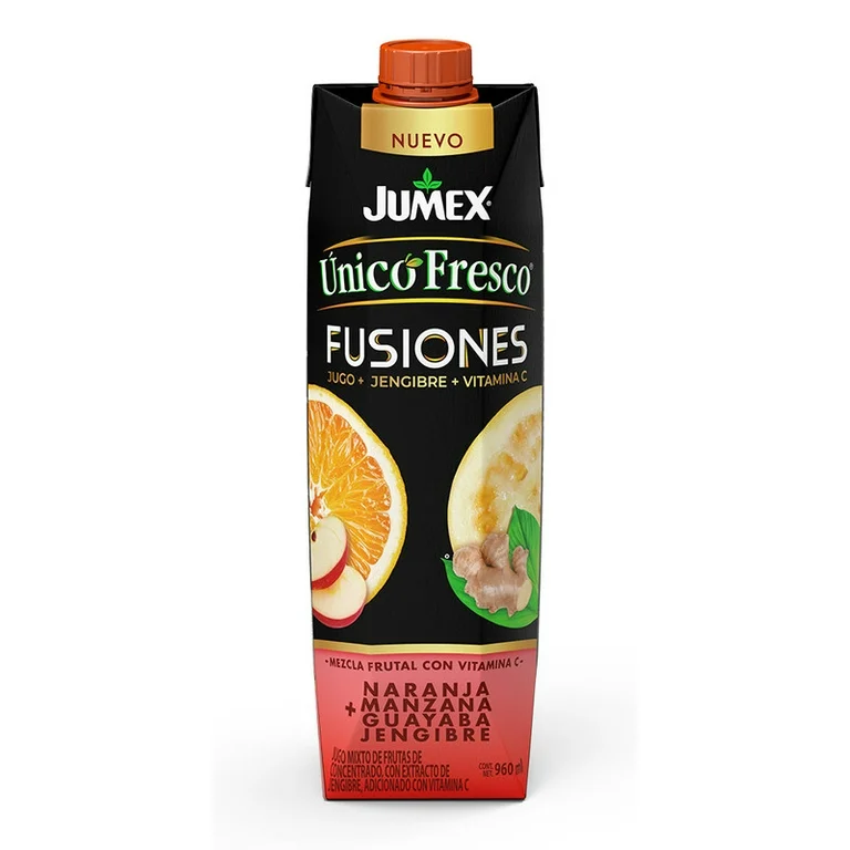 Jugo Jumex Unico Fresco sabor naranja guayaba 960 ml