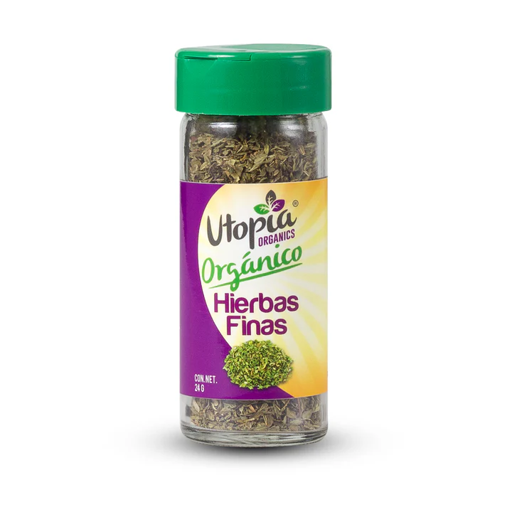 Hierbas Finas Utopia Orgánico Frasco de Vidrio 24g