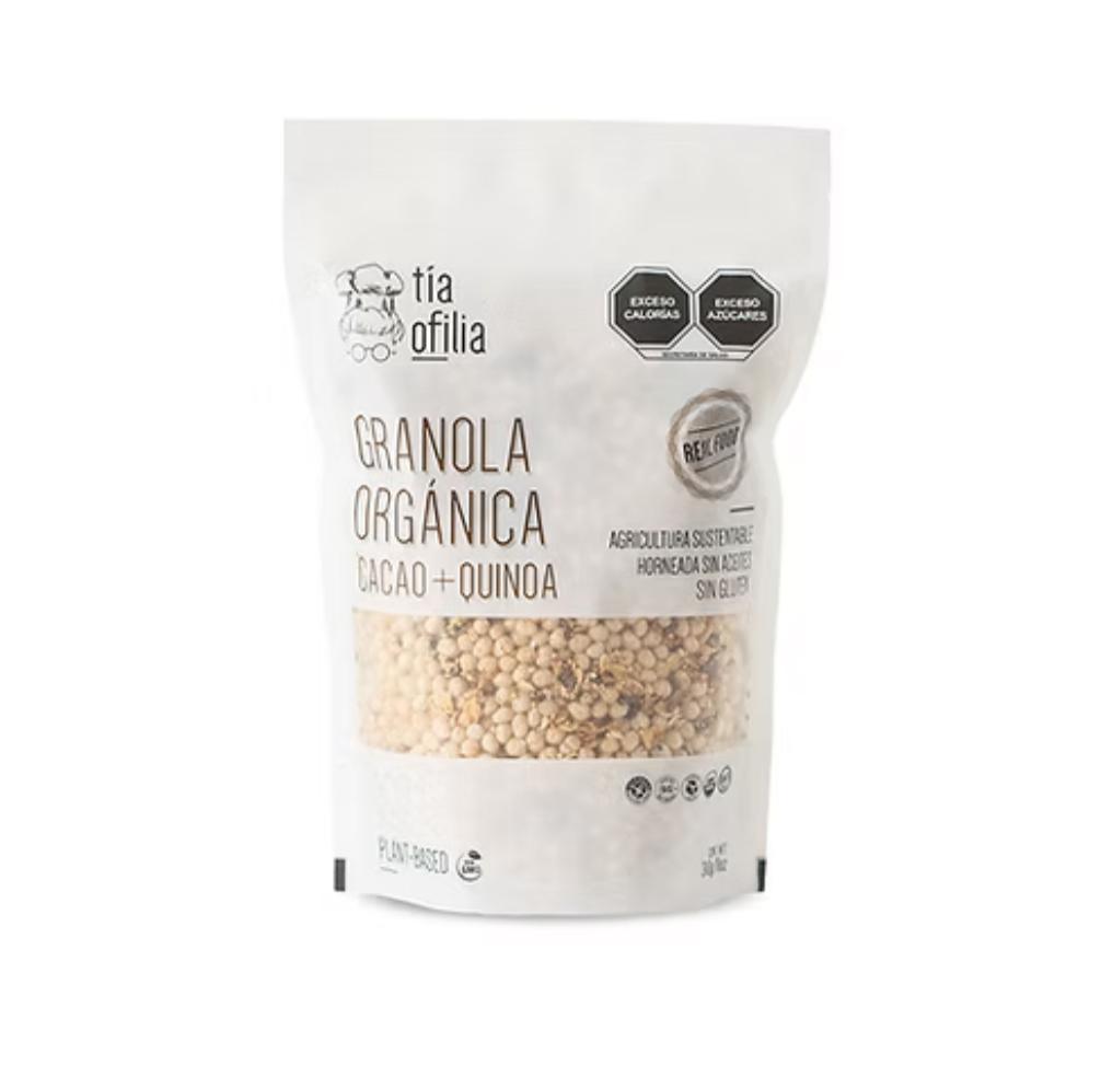 Granola orgánica cacao+quinoa tia ofilia