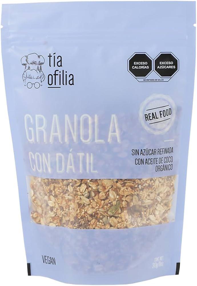 Granola con dátil tia ofilia