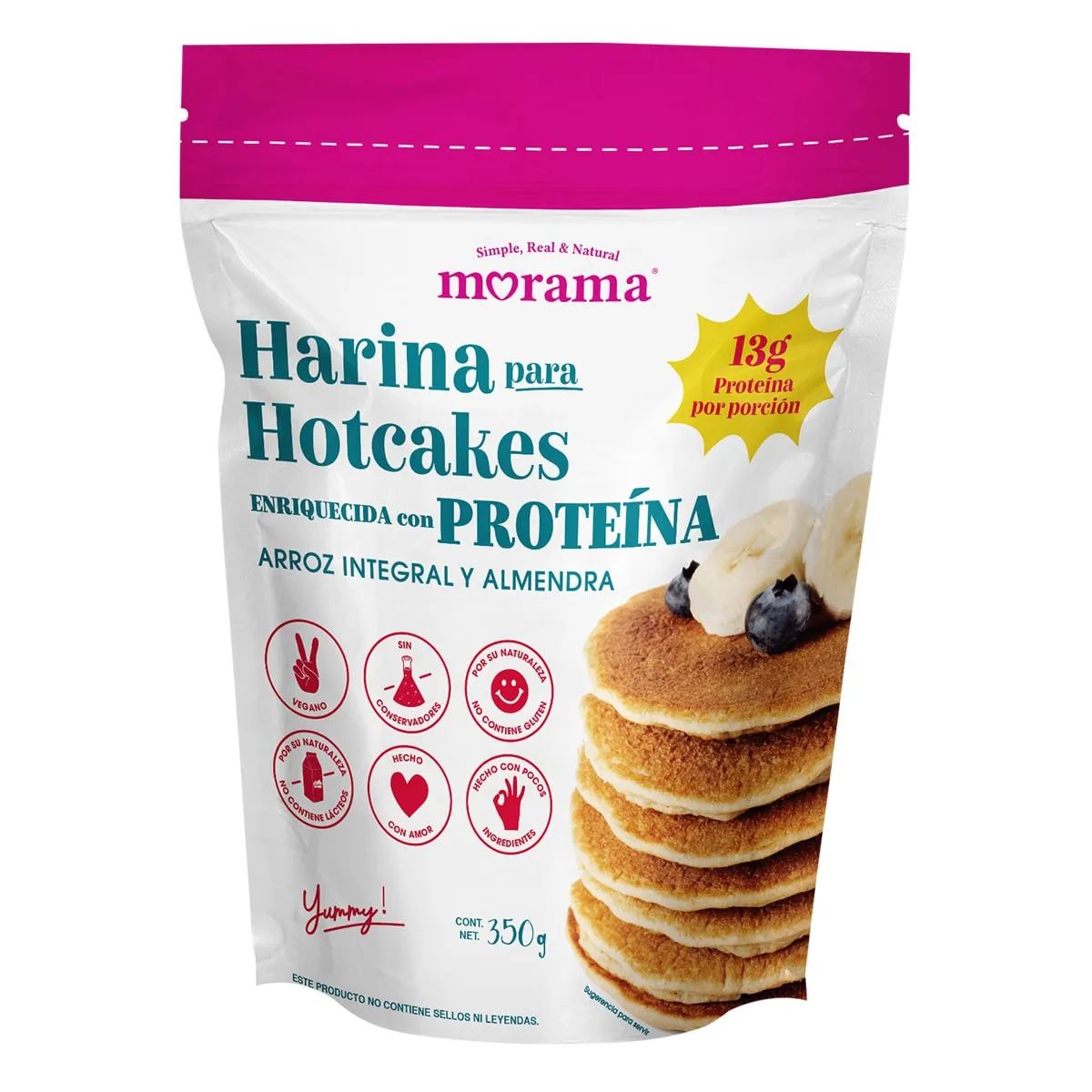 Harina para Hotcakes con proteina Morama