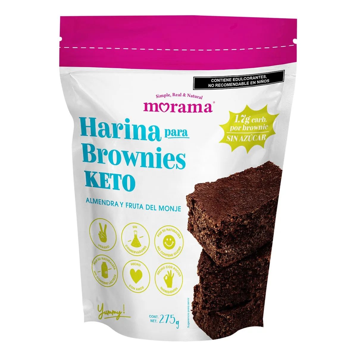 Harina para Brownies keto morama