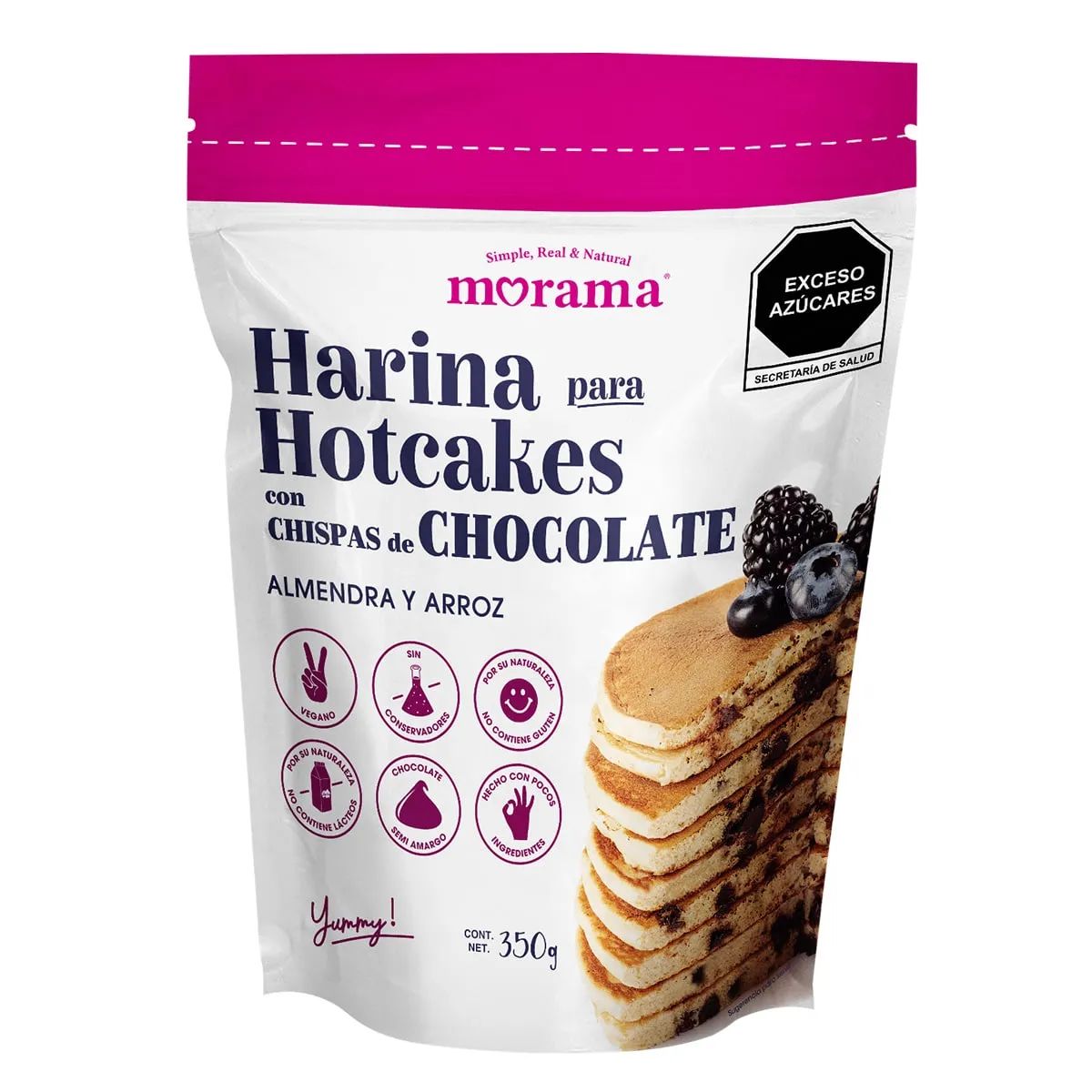 Harina para Hotcakes con chispas de chocolate Morama