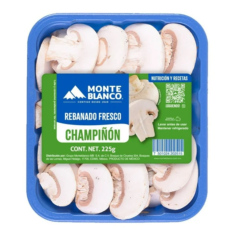 Champiñón rebanado Monteblanco 225 g