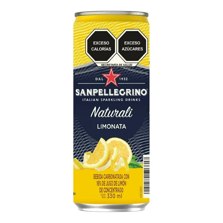 Bebida gasificada San Pellegrino Naturali limonata 330 ml