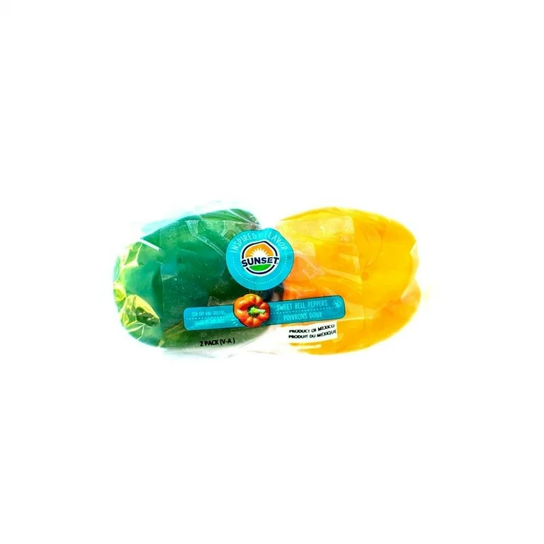 Pimiento verde y amarillo Sunset 2 pack 270 g