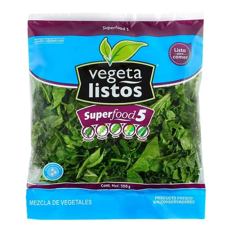 Mezcla de hojas superfood 5 Vegetalistos 200 g