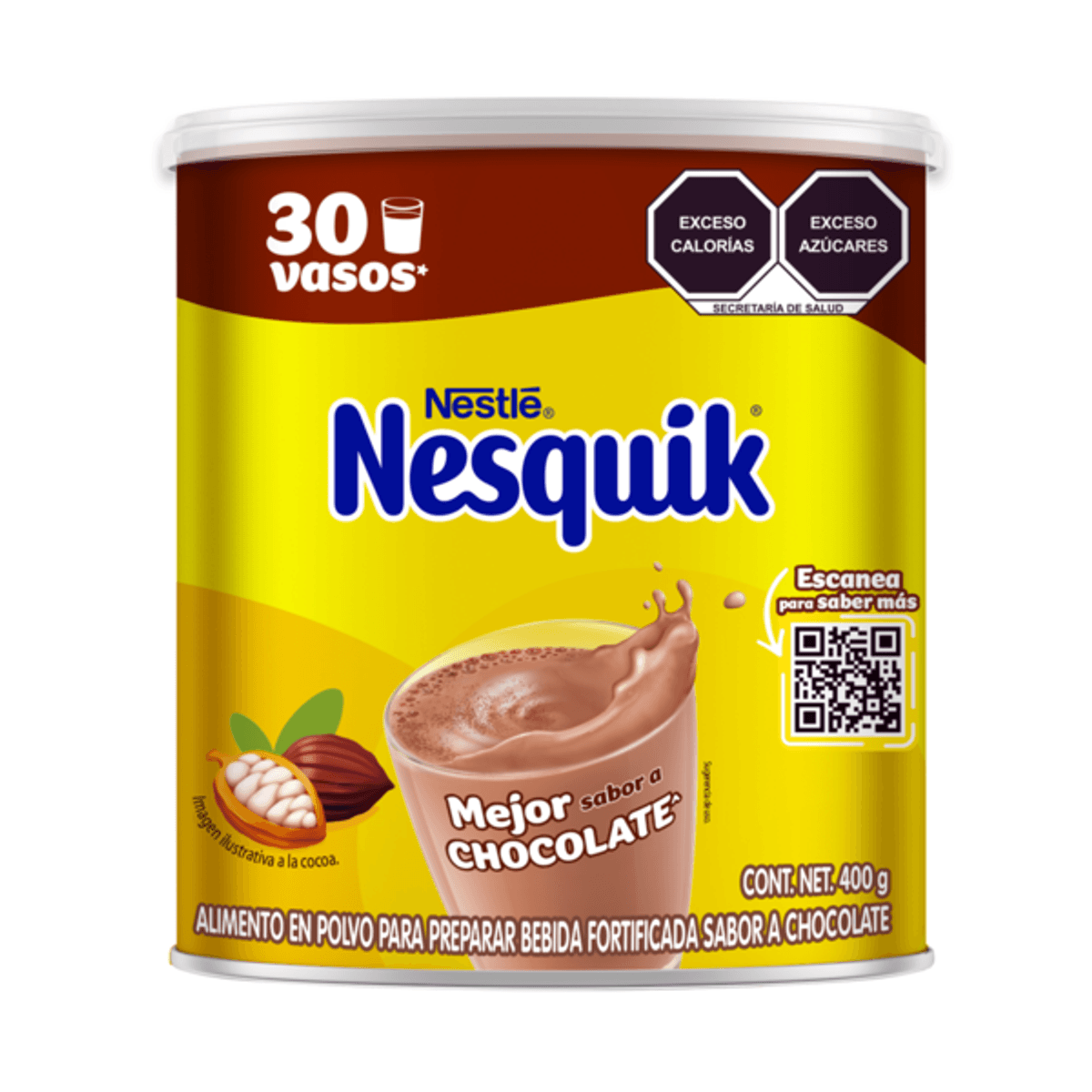 Saborizante para leche en polvo nesquik sabor chocolate