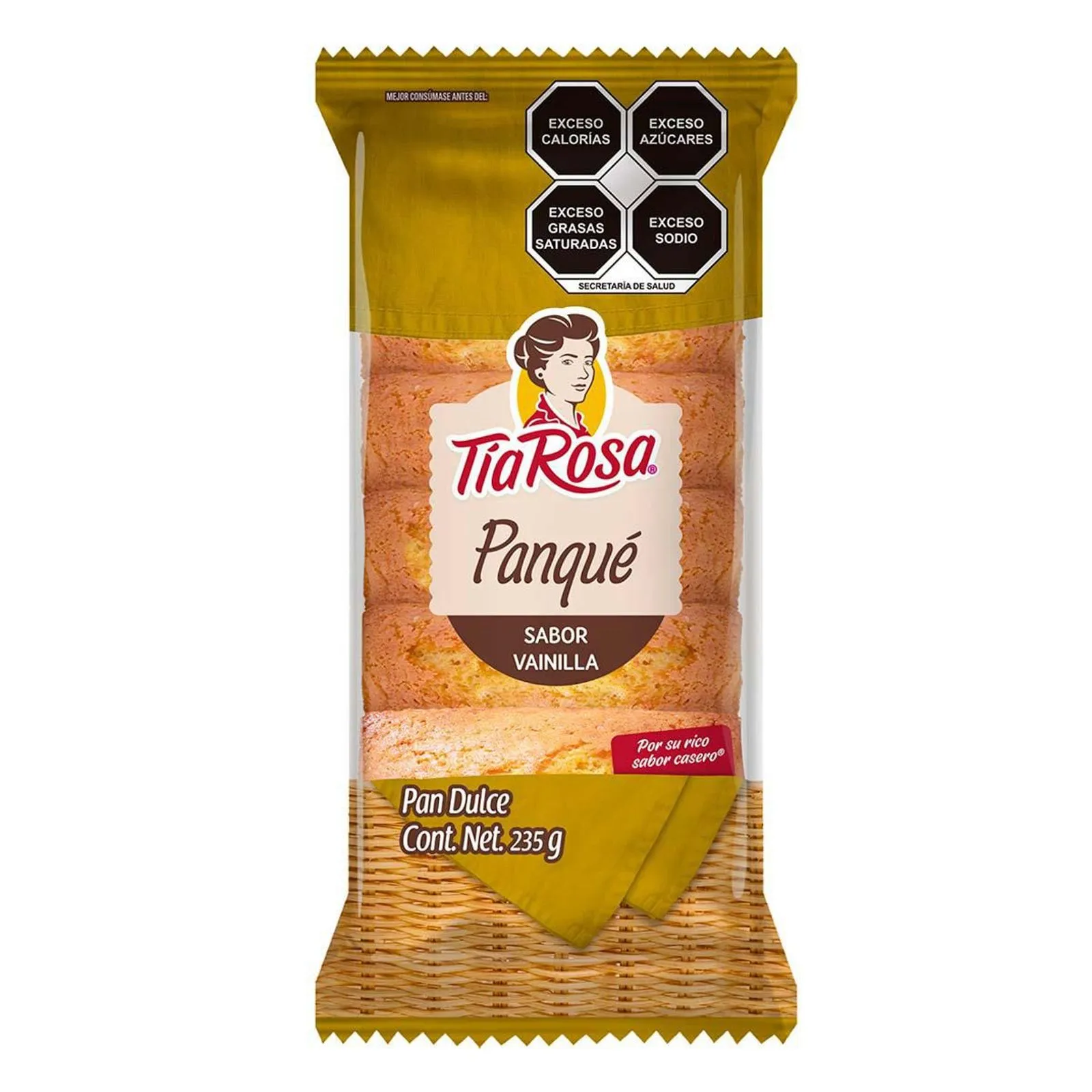 Panque Tía Rosa Sabor Vainilla