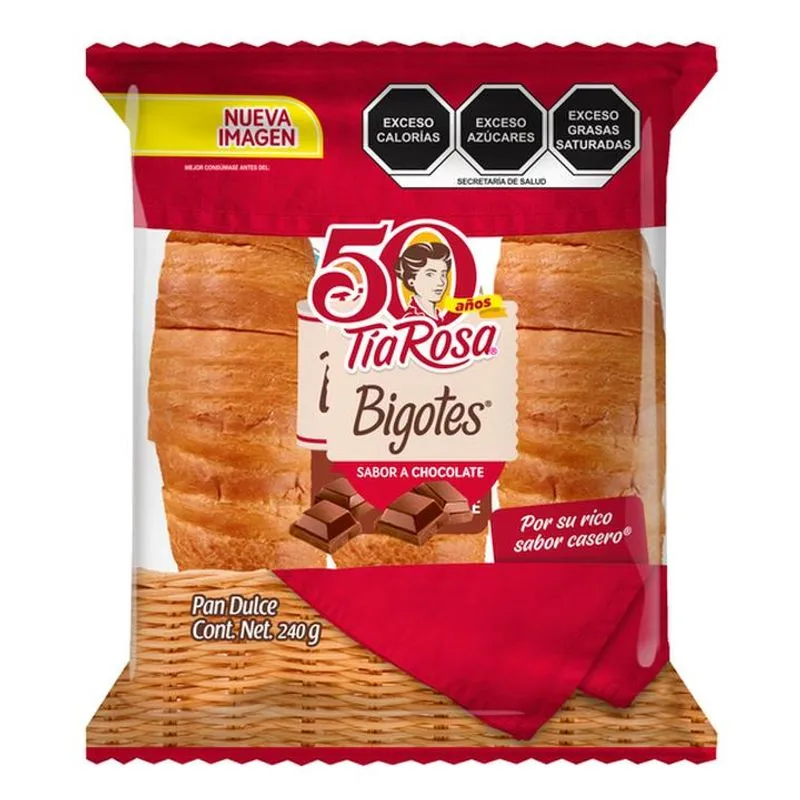 Pan Bigote Tia Rosa Sabor Chocolate