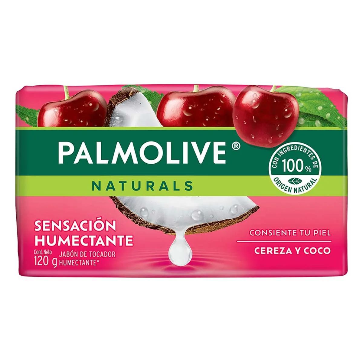 Jabón de Tocador Palmolive Naturals Cereza y Coco