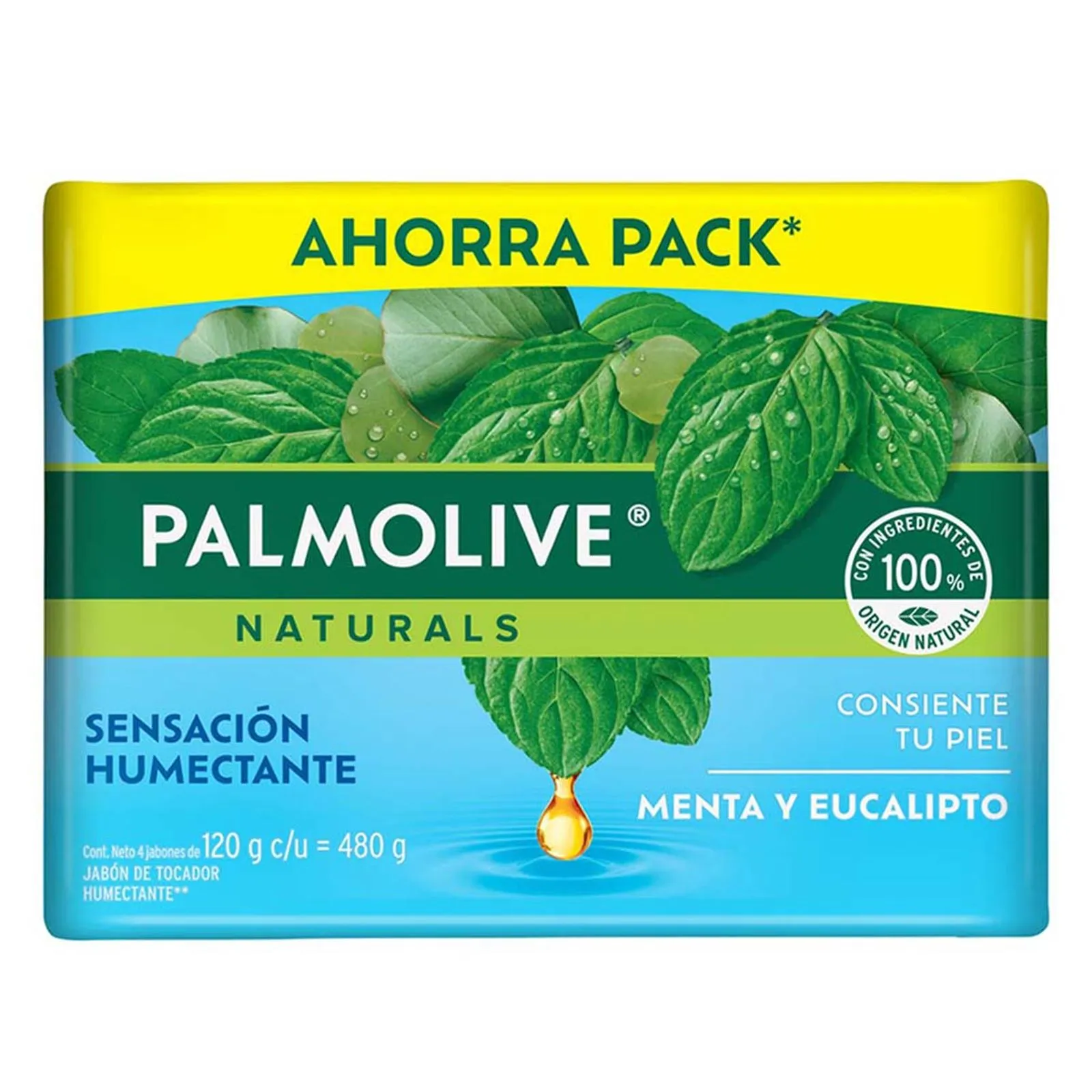 Jabón Tocador Palmolive Naturals Menta y Eucalipto